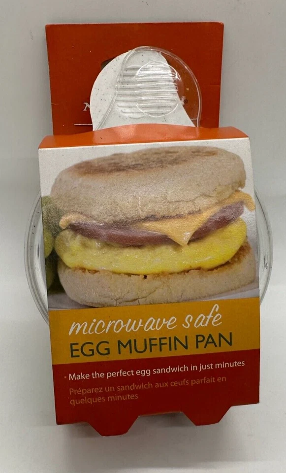 Good Living Microwave Egg Muffin Breakfast Sandwich Pan for Eggs Synchkg036304
