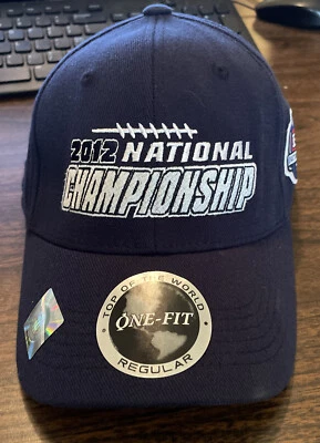 TOP OF THE WORLD NCAA 2011 BCS BOWL NATIONAL CHAMPIONSHIP HAT ALL-STATE ALABAMA, - Image 1 of 4