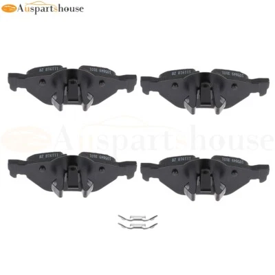 4x Rear Ceramic Brake Pads Set For 2008-2013 BMW 128i 328i xDrive X1 Low Dust - Image 1 of 4