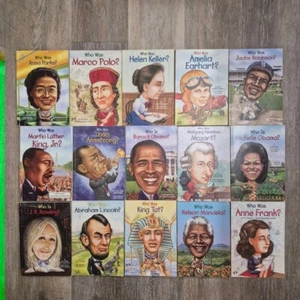 Grosset & Dunlap Multi-color Biography Book 14 Set - Picture 1 of 3