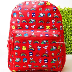 Sanrio Hello Kitty Large School Backpack 16" Melody Cinnamonroll Travel Bag Tote - Picture 1 of 8