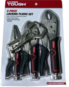 Neu Hyper Tough 4 Stück Feststellzangen Set🛠. Werkzeuge - Bild 1 von 4