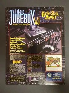 Video Jukebox VJ Variant-1 Sega Genesis Print Ad Original Art 8.5x11 - Picture 1 of 1
