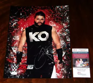 KEVIN OWENS WWE NXT SIGNED 11X14 WWE 2K16 PHOTO JSA COA !!! - Bild 1 von 1