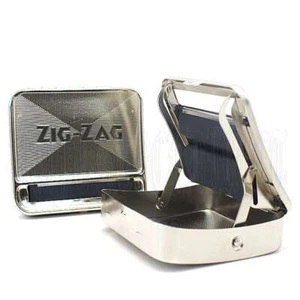 Metal Automatic Cigarette Tobacco Roller Roll Rolling Machine Box Case Maker Tin - Picture 1 of 12