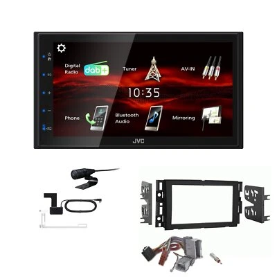 JVC KW-M180DBT 2DIN DAB+ Autoradio für GM Hummer H2 Facelift 2007-2010 - Bild 1 von 4