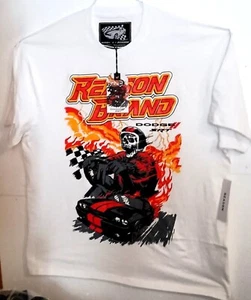 Dodge + Reason SRT Hemi Challenger Skull Flames Racer MOPAR NOS New (XL)T-Shirt - Picture 1 of 5