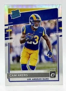 2020 Donruss Optic Holo Silver Prizm #175 Cam Akers RC Los Angeles Rams - Picture 1 of 2