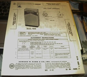 RECEPTOR AM PORTÁTIL ELÉCTRICO GENERAL - 3 MODELOS (SAMS PHOTOFACT 594-8) - Imagen 1 de 1