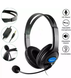 New Gaming Headset For ps4 4.25 cable. wireless with microphone - Picture 1 of 2