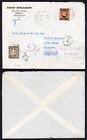 Morocco Agencies Kgv 50C On 5D And Gb 2D Post Due On Airmail Cover