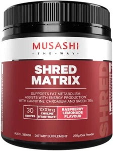 Shred Matrix Raspberry Lemonade 270g Musashi - Picture 1 of 1