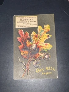 Wanamaker & Brown Trade Card-Clothing-Philadelphia, PA.  U102 - Picture 1 of 2