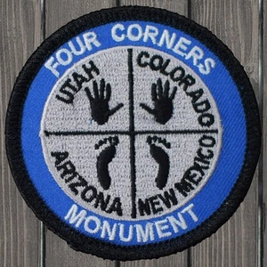 Four Corners Monument Embroidered Patch — Iron On - Picture 1 of 1