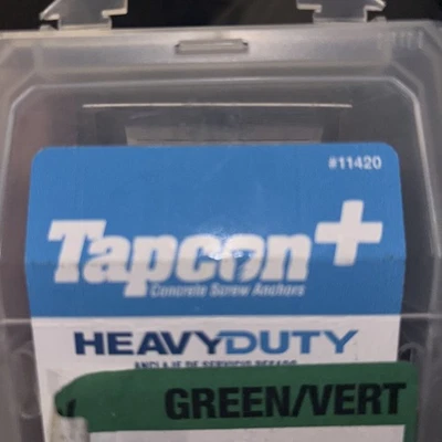 TAPCON 11420 1/2" X 4" CABEÇA DE ARRUELA SEXTAVADA DE AÇO ÂNCORAS DE CONCRETO INTERNAS/EXTERNAS PACOTE COM 10 - Imagem 1 de 4