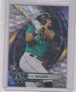 2022 Bowman Platinum Cal Raleigh- Silver Ice Foil Parallel- R/C SP #83 -NM-MT - Picture 1 of 1