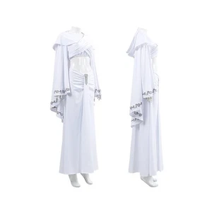 Star Wars Padmé Naberrie Amidala Jedi Cosplay Halloween Queen Tops Skirt Dress - Bild 1 von 8