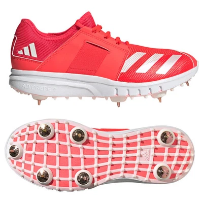 adidas Cricket Spikes Howzat Shoes Mens Red Adult - Image 1 of 4