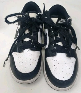 Nike Dunk Low Panda Black White CW1588-100 Youth Kids Gym Shoes Size 1Y - Picture 1 of 10