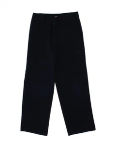 DICKIES Boys Straight Chino Trousers 5-6 Years Small W22 L19 Navy Blue CT10 - Picture 1 of 4