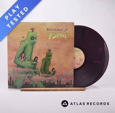 Dinosaur Jr. Farm A B Red Wine Gatefold Double LP Album Vinyl Record - EX/NM Foto 1 de 4