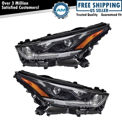 Headlight Assembly Set Driver & Passenger Side Fits 2021 Toyota Highlander — 第 1/4 张图片