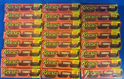 (24) Reese’s Peanut Butter Cups, Milk Chocolate King Size 2.8oz. Past BB: 09/25 - Image 1 of 2