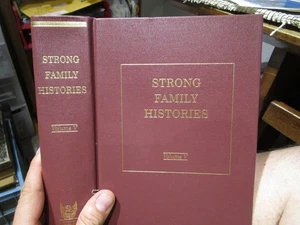 Strong Family Histories Volume V History Genealogy Book Association Northampton - Picture 1 of 11