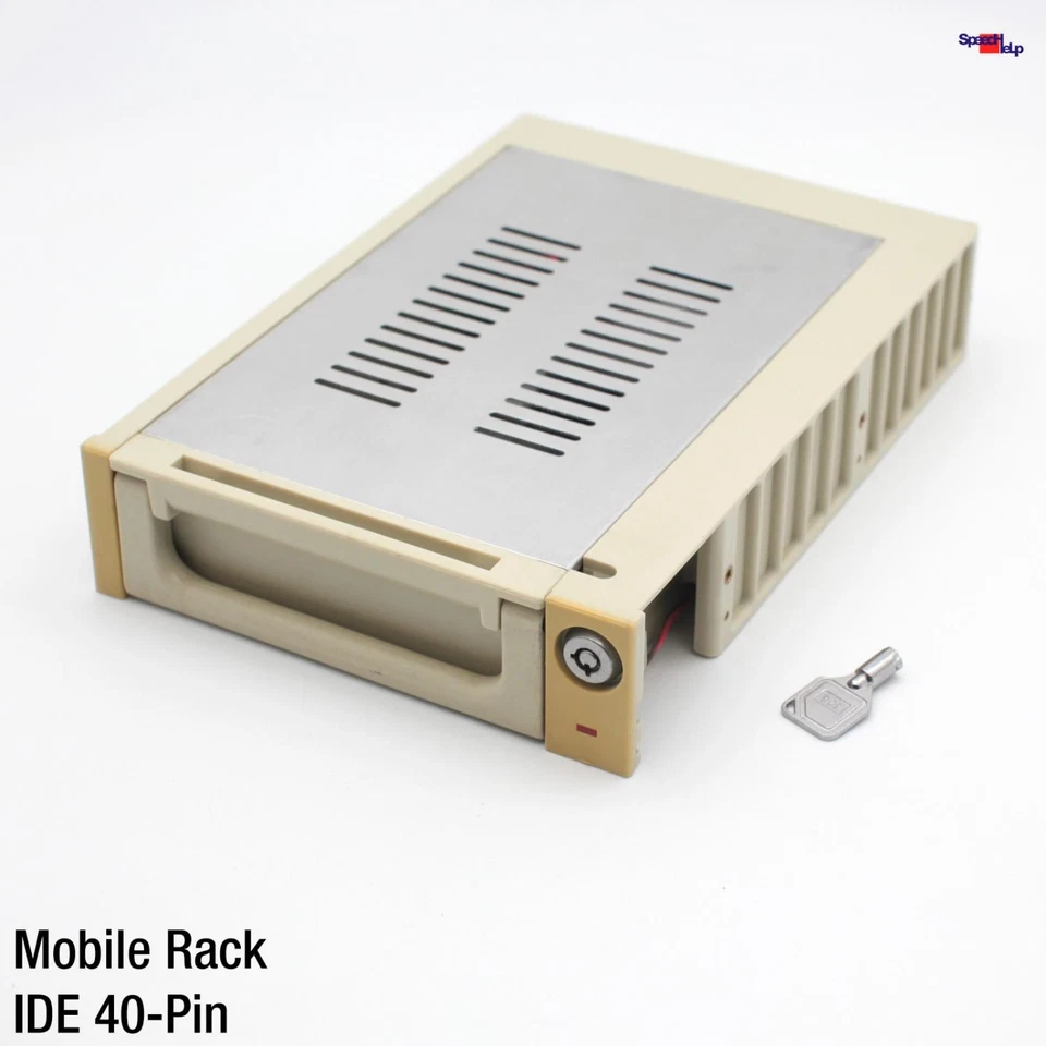 IDE PATA HDD Hard Drive Mobile Rack 40-Pin Exchange Frame With Key - Image 1 of 4