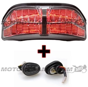 ajuste 06-15 Yamaha FZ1 Luz trasera LED SECUENCIAL CLARA + COMBO de señal de montaje al ras - Imagen 1 de 1