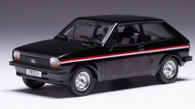 MODELLINO AUTO STATICO DIECAST IXO MODEL FORD FIESTA MK I 1978 NERO SCALA 1/43 - Immagine 1 di 4