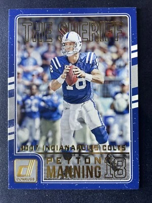 2016 Donruss The Sheriff Peyton Manning Tribute Peyton Manning #10 HOF* - Image 1 of 2