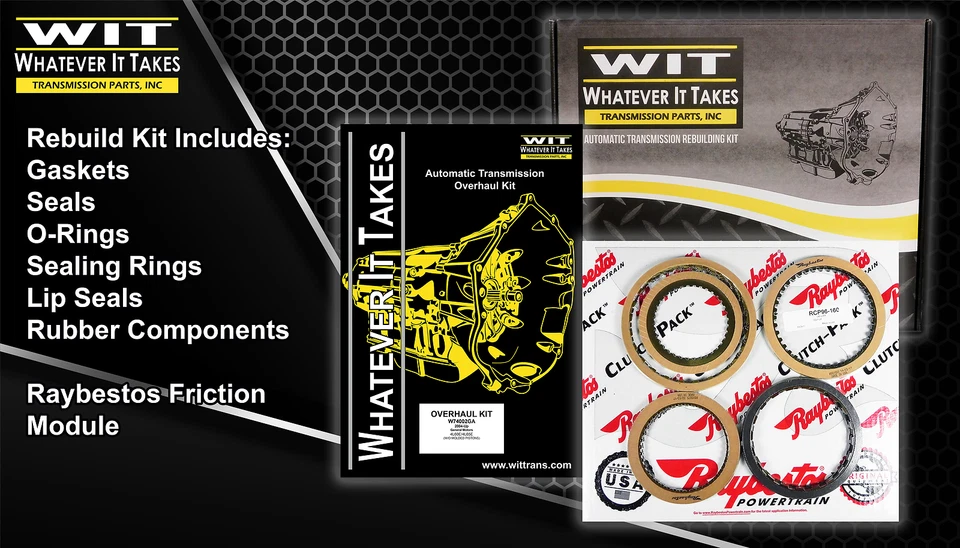GM 4L65E Transmission Banner Rebuild Kit 04-Up (W/Wedge Type Pump O-Ring) - Image 1 of 1