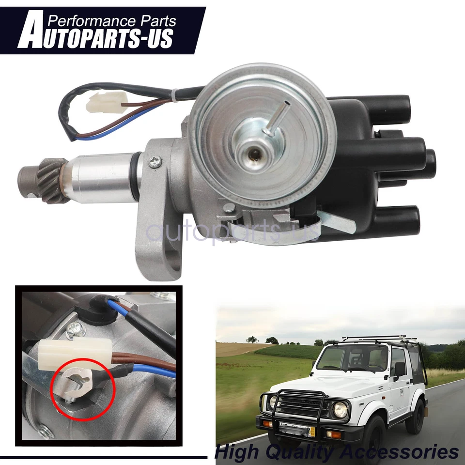 Distribuidor de encendido Dizzy para Suzuki Jimny SJ413 Samurai / Sierra 1981-1998 EE. UU. Foto 1 de 4