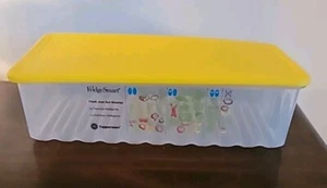 Tupperware Kühlschrank Smart 11 Zoll MED langer belüfteter Behälter Tabelle 8,5 Tassen 4352 gelb - Bild 1 von 4