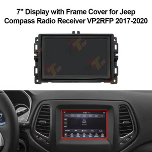 7-Zoll-Display mit Touchscreen und Rahmenabdeckung für Jeep Compass Radio VP2RFP - Picture 1 of 9