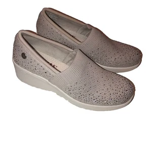 Skechers Slip-On Pier Lite Reflection Donna Zeppa Martha Stewart Taglia 7 - Foto 1 di 14