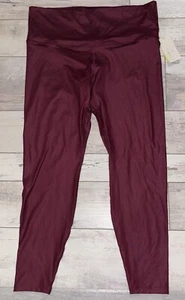 Leggings All In Motion Ultra High-Rise Shine taglia XXL - Borgogna/Tasca - NUOVO - Foto 1 di 10