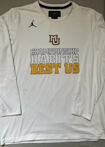 Marquette University ‘Championship Habits’ Dri-fit Long Sleeve Shirt Men’s Sz L - Picture 1 of 8