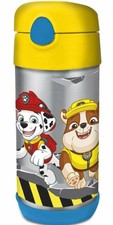 Paw Patrol Borraccia Termica in Acciaio 360ml con Cannuccia Bambini