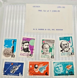 Estampillas N774 RUSIA, URSS:1964 SC#2883-89 Imper Used Leaders in Rocket Theory - Imagen 1 de 5