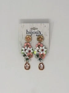Bijoux Bar Floral Statement Ohrhänger Neu mit Etikett $19 - Bild 1 von 7