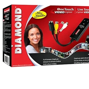 Diamond VC500SE One-Touch VHS to Digital Converter for Mac & Windows—Easy Setup! - Picture 1 of 7