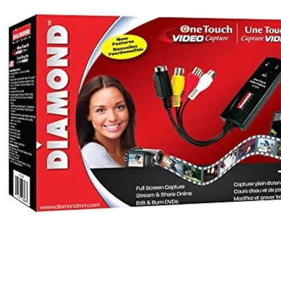 Diamond VC500SE One-Touch VHS to Digital Converter for Mac & Windows—Easy Setup! - Image 1 of 4
