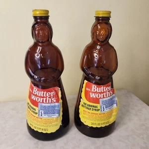Vintage 1973 Mrs. Butterworth's Syrup & 1976 Log Cabin Liberty Bell bottles o8 - Picture 1 of 8
