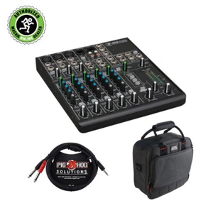 Mackie 802VLZ4 8-Channel Ultra-Compact Mixer w/ Mixer Bag and Stereo Cable 10ft - Picture 1 of 8
