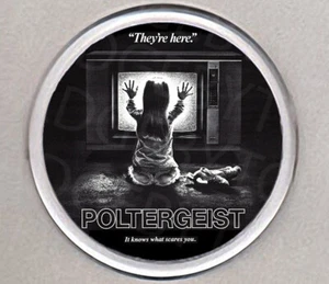 POLTERGEIST ROUND COASTER - SPIELBERG/HOOPER 80's HORROR CLASSIC! - Picture 1 of 2