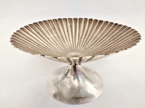 JOSEF HOFFMANN WIENER WERKSTATTE ULTRA RARE REMOVABLE STERLING SILVER DISH Cover