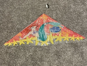 Vintage Disney Little Mermaid Kite 51” x 22-1/2” 1997 Toy Biz / Spectra Star - Picture 1 of 8
