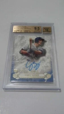 2016 TOPPS TIER ONE AUTO RC COREY SEAGER /149 BGS9.5/10 - Image 1 of 2